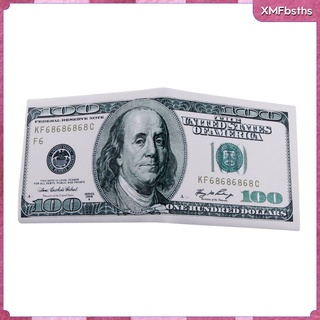 [XMFBSTHS] cartera de lona Bi-Fold Mighty banco nota de papel bolsa de dinero dólares (2)