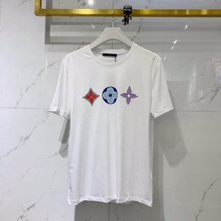 619 camiseta De manga corta multicolor unisex con sello Para hombre y mujer P-3Xg (5)