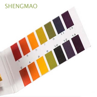 SHENGMAO ácido prueba de PH prueba de papel tira de papel AH alcalina 80 rango de papel/Multicolor