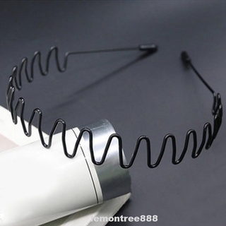 6 piezas de aro de pelo unisex de metal para el cabello