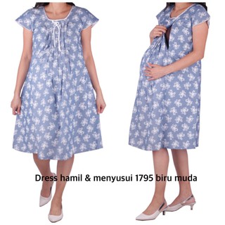 Fresco lactancia materna embarazada vestido KBH 1795 bajuhamil ropa embarazada