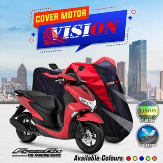 Freego guantes de motocicleta/Color impermeable cubierta de motocicleta marca visión - rojo