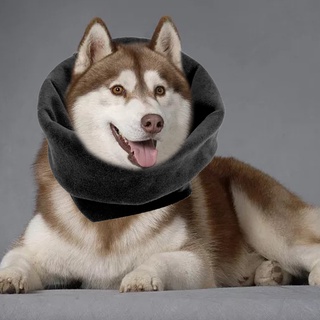 [lacooppia] calmante orejas de perro cubierta para reducir ruido, capucha para mascotas orejeras para alivio de aseo de baño, cachorro gato cuello calentador de orejas,
