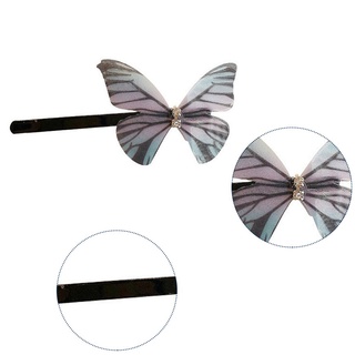 Forest Fairy Butterfly Hairpin Retro Female Hairpin Fabric Butterfly Hairpin