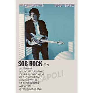 Póster del álbum Sob Rock de John Mayer