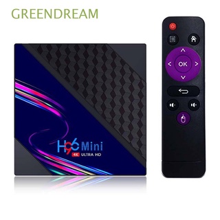 GREENDREAM 3D Set Top Box 2GB/16GB H96 Mini TV Smart 1080P Equipos de video 4K RK3328 Android 10.0 2.4G WiFi Media Player