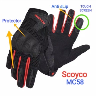 Scoyco MC58-2 Original guantes de motocicleta mc-58 - verde, M presente cubierta del cuerpo accesorios de la motocicleta Q9G4 (4)
