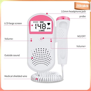 Doppler Monitor De Tasa Fetal En Casa Embarazo Embarazada (9)