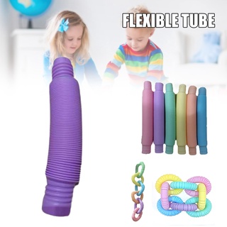 Pop Tubes Sensory Toys for Kids and Adults Fine Motor Skills & Learning Multi-Color Tubes Fidget Toys for Killing Time
