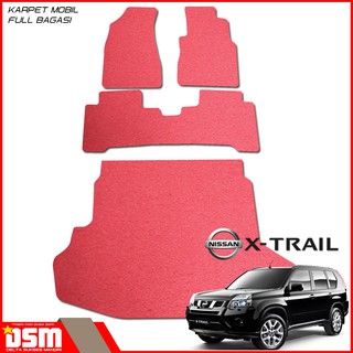 Nissan X Trail - alfombra de coche, equipaje completo, fideos de senderos X alfombra de rastro <2013, X Trail, DSM, accesorios de coche