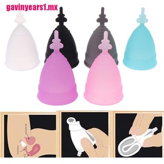 [gvmx]Menstrual Cup Silicone Period Copa Cups Feminine Hygiene Reusable Women Lady Cup
