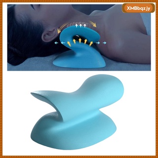 [bqzjy] dispositivo de tracción cervical para el cuello y los hombros, para aliviar el dolor y la alineación de la columna cervical, almohada quiropráctica, cuello