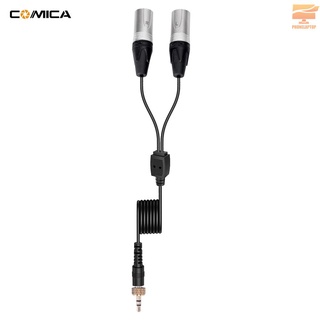 cable de salida cvm-xlr 3.5mm doble cabeza xlr para cámara camcorder con puerto de audio xlr