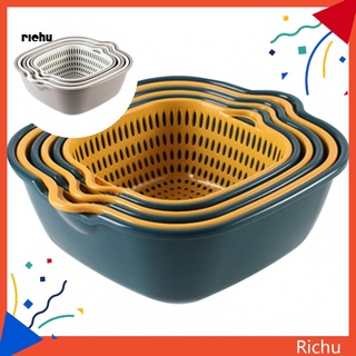Richu* - cesta de verduras de doble capa para ahorrar espacio, para ahorrar espacio