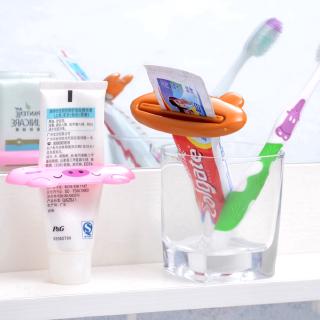 [ destacado ]1pcs Animal Easy Toothpaste Dispenser,Plastic Tooth Paste Tube Squeezer,Toothpaste Rolling Holder,Bathroom Supplies (4)