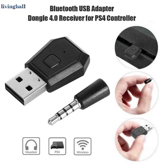 Adaptador De Auriculares Bluetooth Mini Dongle Inalámbrico Receptor USB Para Controlador PS4 livinghall
