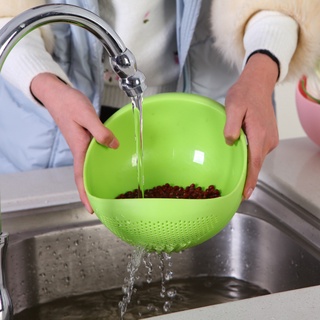 limpieza del hogar verduras, melones y frutas multifuncional casco de drenaje de arroz dispositivo de lavado creativo engrosado cesta de verduras cuenca de drenaje