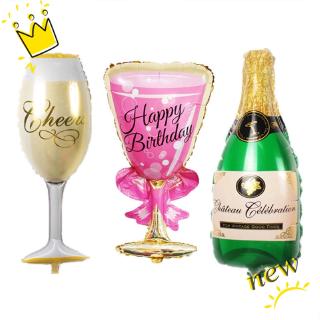 Copa de vino en forma de botella de aire grande globos fiesta de cumpleaños suministros de boda aniversario decoración de fiesta (1)