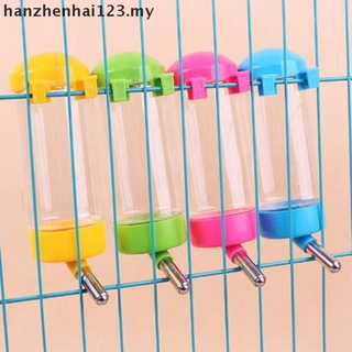 [hanzhenhai123] dispensador de botella de agua de plástico para hámster, 80 ml, para colgar, mascotas, botella de bebida, mi