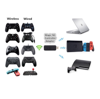 [listo] adaptador inalámbrico USB Bluetooth Gamepad receptor controlador de juego adaptador para nintent Switch/Wii U/PS3/PS4/Xbox One 360/PC GODD (4)