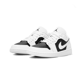 Tenis Nike Air Jordan 1 Low Aj1 blanco y negro bajo Dc0774-100