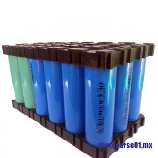 【course】10PCS 18650 Li-ion Cell Battery Bracket Cylindrical Holder Safety Anti vibration (1)