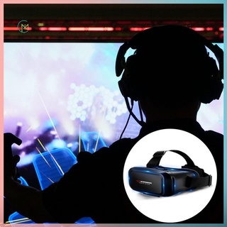 prometion k2 3d vr realidad virtual gafas de cuero genuino máscara de ojos inteligente casco estéreo juego cajas de cine adecuado para teléfono inteligente
