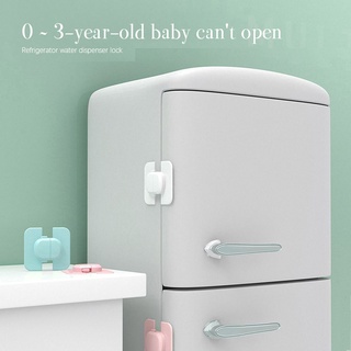 Hehees mini refrigerador para niños refrigerador refrigerador Freezer puerta niños cerradura De seguridad refrigerador Freezer Lock/Multicolor (7)