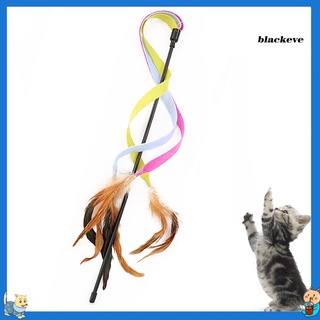 BL-Colorful cinta pluma cuerda gato Teaser varita interactiva gatito Chase BLll juguete