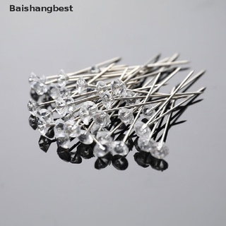 [bsb] 50/100 pines de diamante para ramo de boda, agujas de costura, accesorios de costura: