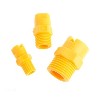 timiby plastic vee jet - boquilla de pulverización para ventilador plano (1/8" 1/4" 1/2")