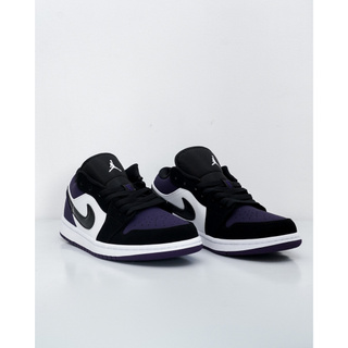 Jordan 1 corte bajo púrpura-blanco/negro-corte púrpura-blanco 13743