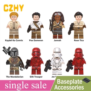 lego star wars minifigures the rise of skywalker mandalorian sith trooper toys wm6082