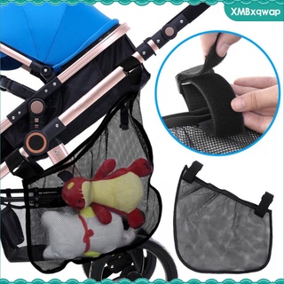 [QWAP] Multifunctional Baby Stroller Organizer Hanging Bag Pushchair Stroller Diaper Bag Holder Mesh Bag