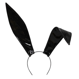 winn diadema de cuero con orejas de conejito sexy orejas de conejo aro de pelo de pascua halloween headwear cosplay tema fiesta disfraz (5)