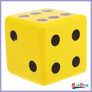 Beebox 8cm esponja dados de espuma juego de dados juguete educativo para niños azul (5)