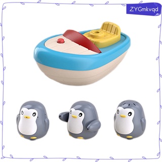 verano baño juguete eléctrico spray agua automático rociador barco niños educativo baño bañera piscina juguetes para bebés