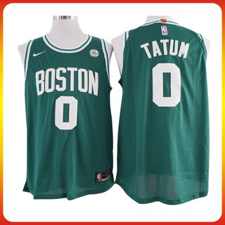 2018 nba boston celtics jayson tatum #0 verde baloncesto jersey