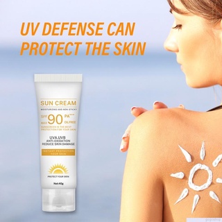 40g Protector Solar Facial Libre De Aceite Hidratante Suave Antiadherente De Larga Duración Este Para Usar (8)