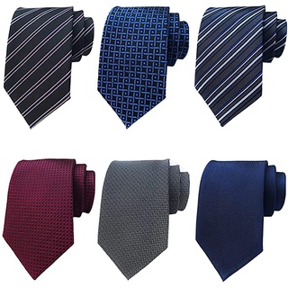 8 cm Corbatas para hombre, Corbata rayadas caballero,Corbata elegante formal casual para hombre (2)