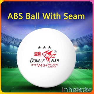 Auténtico En stock ✅ hot10pcs/set Double Fish V40+ 3 Stars Table Tennis Balls ABS Polymer Balls