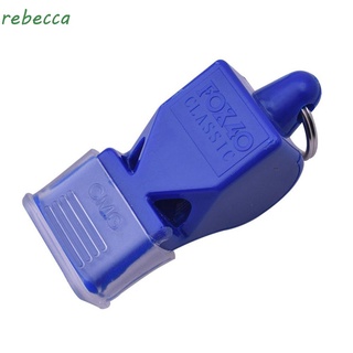REBECCA Professional Cheerleading Whistle Classic with Lanyard Referee Whistle Baseball Hockey Soccer Plastic Basketball Football Survival Outdoor Whistle/Multicolor