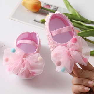 *haha zapatos De Princesa Para niñas con lazo De Princesa suave suela suave (6)