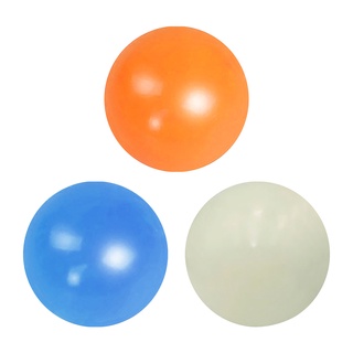 Qqmall1 juguete luminoso Para niños con succión Fluorescente/blanco Para pared/Bola De Squash (5)