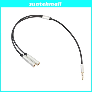 Suntekmall audífonos De 3.5 mm con Entrada Única Para audio Dual