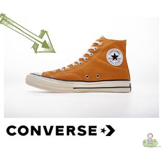 Converse Chuck Taylor 1970s HI clásico corte alto pareja Unisex Casual zapatos de lona naranja 0riginal