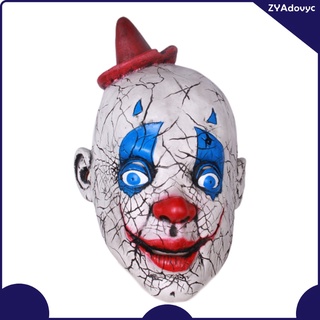 máscara de payaso de halloween disfraz de prop, máscara de miedo joker cosplay decoraciones, payaso joker máscara de halloween decoración de fiesta