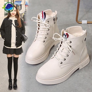 ❍☫◆Ins Martin boots women s autumn 2021 new leather shoes single shoes British style students Korean version of the wild net red short boots tide
