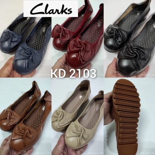 Clarks KD2103 mujer zapatos planos/zapatos de trabajo/oficina/Clark/zapatos de cuero