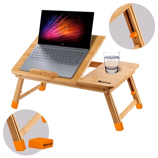 Mesa Portátil de Bambú Plegable Para Laptop ( Cama Soporte de 49.7cm )